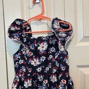 Janie and Jack Navy Floral Dress